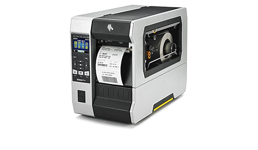 [ZT61046-T0P0100Z] TT Printer ZT610; 4", 600 dpi, UK/AU/JP/EU Cords, Serial, USB, Gigabit Ethernet, Bluetooth 4.1, USB Host, Tear, Color Touch, ZPL