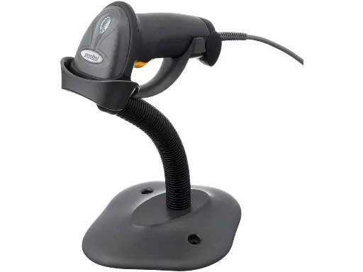 [LS2208-SR20007R] Máy quét mã vạch có dây Zebra LS2208 Black with Stand USB, Mã: LS2208-SR20007R, Hiệu Zebra